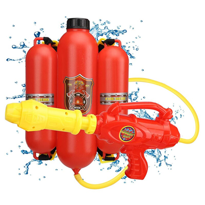 تفنگ اسباب بازی آب پاش کوله پشتی Water Guns مدل آتش نشانی 1010.13 FIRE HERO_اسباب بازی